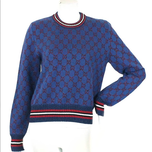 gucci lurex sweater